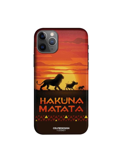 

CelfieDesign Multicoloured Timon & Pumbaa Printed iPhone 11 Pro Slim Back Case, Multi