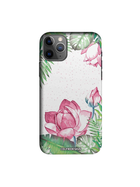 

CelfieDesign Pink & Green Laotian Lotus iPhone 11 Pro Slim Back Case