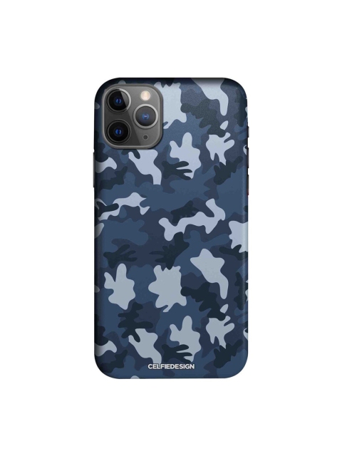 

CelfieDesign Blue & Grey Camo Blue Print iPhone 11 Pro Back Case