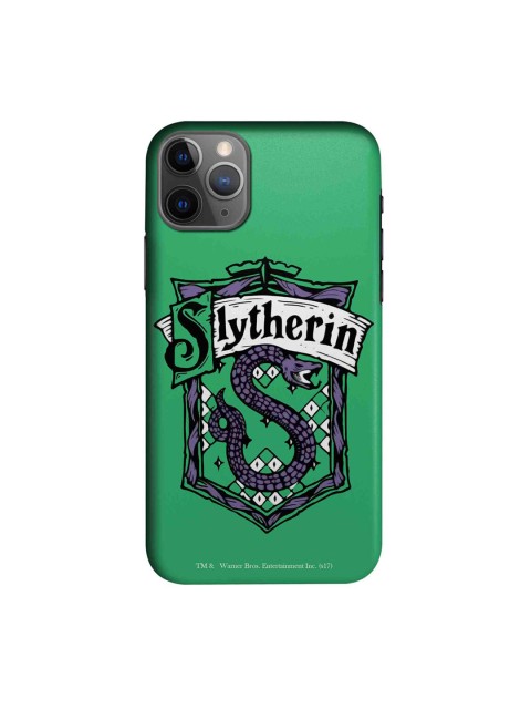 

CelfieDesign Green & Purple Crest Slytherin Printed iPhone 11 Pro Slim Back Case