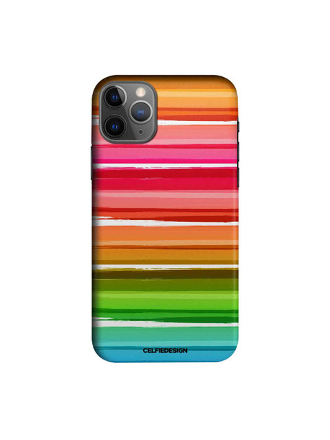 

CelfieDesign Pink & Orange Colourful Brush Strokes Printed iPhone 11 Pro Slim Back Case