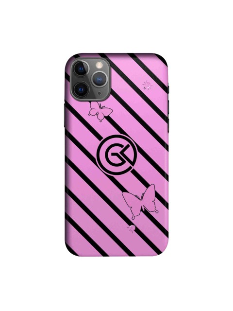 

CelfieDesign Pink & Black Rain Printed iPhone 11 Pro Slim Back Case