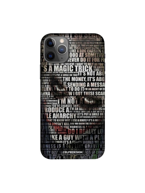 

CelfieDesign Multi-Coloured Joker Quotes iPhone 11 Pro Back Case