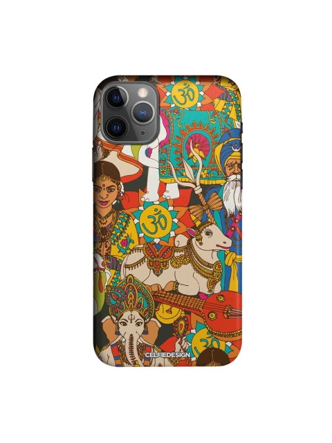 

CelfieDesign Orange & Blue Namaste India Printed iPhone 11 Pro Slim Back Case