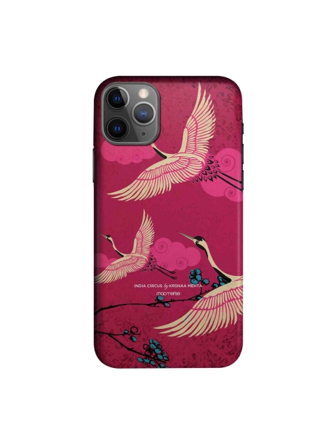 

CelfieDesign Pink & Beige Flying Flamingoes Conversational iPhone 11 Pro Slim Back Case