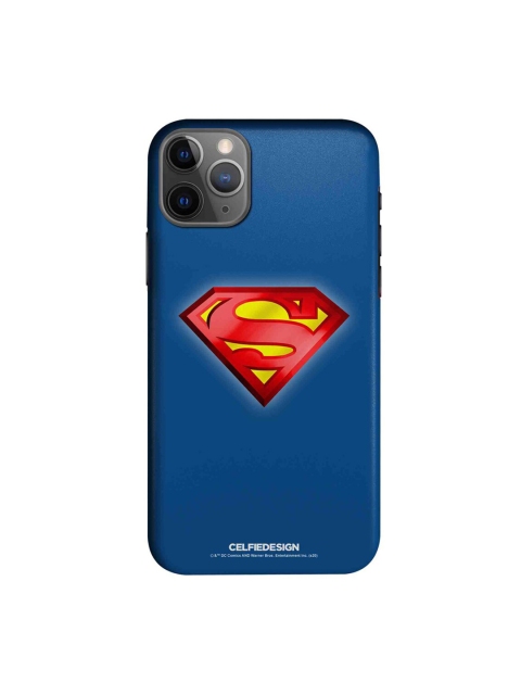 

CelfieDesign Blue & Red Superman Logo Superhero Printed iPhone 11 Pro Slim Back Case