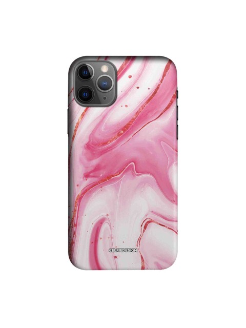 

CelfieDesign Pink & White Marble Mystic Cameo Printed iPhone 11 pro Slim Back Case