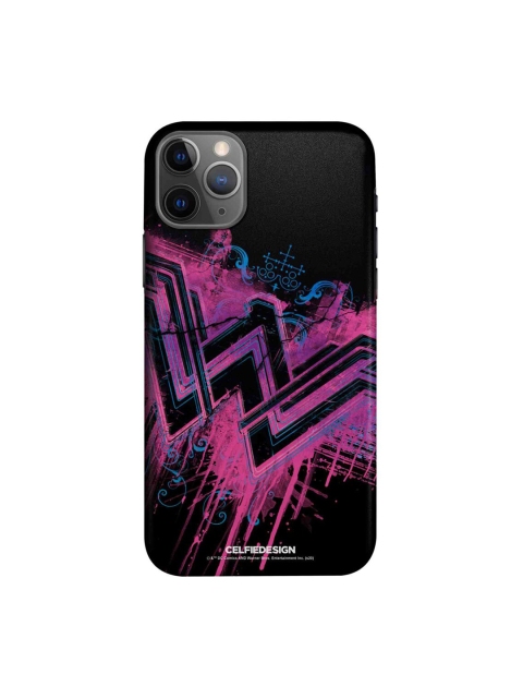 

CelfieDesign Black & Pink Wonder Woman Splatter iPhone 11 pro Slim Back Case