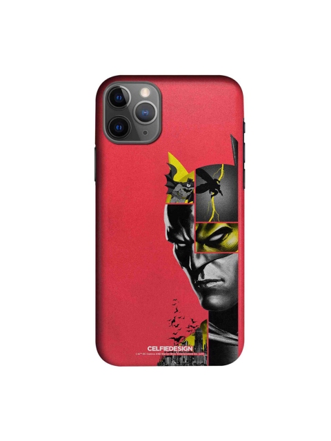 

CelfieDesign Red & Grey Bat Collage Printed iPhone 11 Pro Slim Back Case