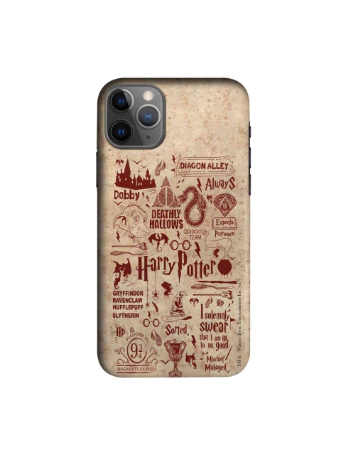 

CelfieDesign Beige & Maroon Harry Potter Infographic Printed iPhone 11 Pro Slim Back Case