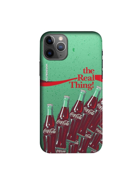 

CelfieDesign Green & Maroon The Real Thing Coca-Cola Printed iPhone 11 Pro Slim Back Case