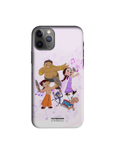 

CelfieDesign Blue & Brown Chota Bheem Musical iPhone 11 pro Back Case