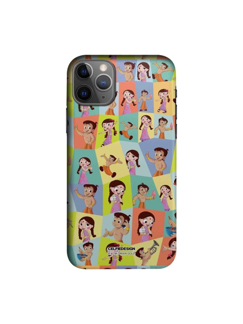 

CelfieDesign Blue & Beige Faces Of Bheem And Chutki Plastic iPhone 11 Pro Slim Back Case