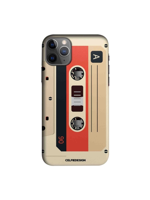 

CelfieDesign Beige & Cream Cassette Quirky Printed iPhone 11 Pro Slim Back Case