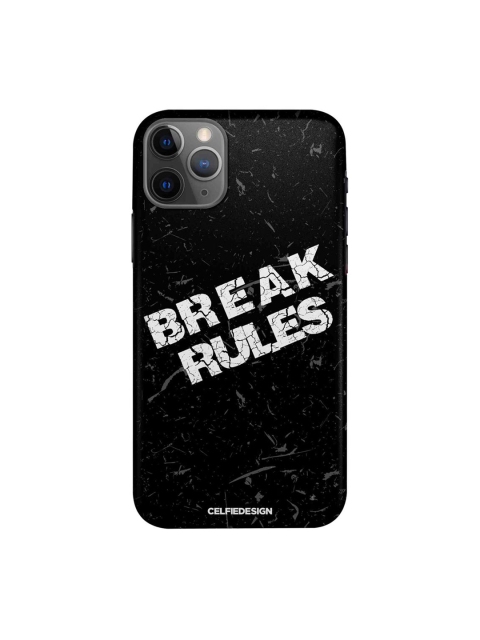 

CelfieDesign Black & White Break Rules iPhone 11 Pro Slim Back Case