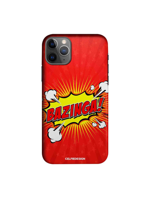 

CelfieDesign Red & Yellow Bazinga iPhone 11 Pro Slim Back Case