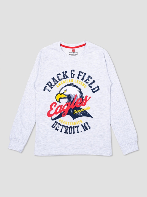 

Benny n Bunny Boys Grey Printed Sweatshirt