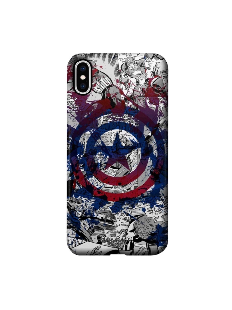 

CelfieDesign Grey & Blue iPhone Xs Max Back Slim Case