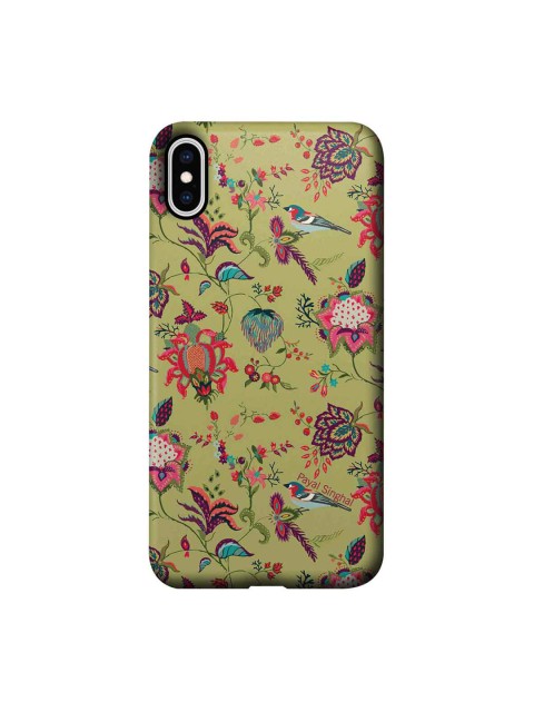 

CelfieDesign Green & Pink Payal Singhal Chidiya iphone XS Max Slim Back Case