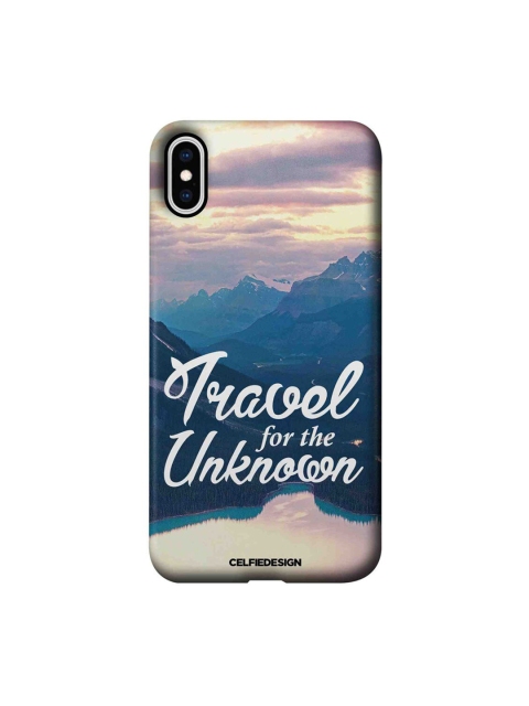 

CelfieDesign Multi-Coloured Travel For The Unknown iPhone Xs Max Back Case