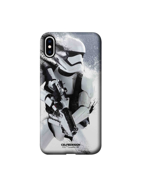 

CelfieDesign Grey & Black Trooper Storm iPhone xs max Back Case