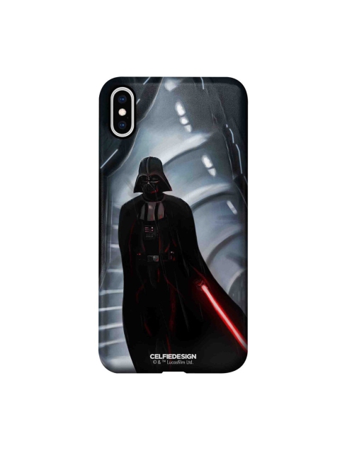 

CelfieDesign Black & Grey Vader Walk iPhone Xs Max Slim Back Case