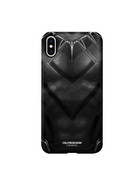 

CelfieDesign Black & Grey Suit Up Black Panther Printed iPhone Xs Max Slim Back Case