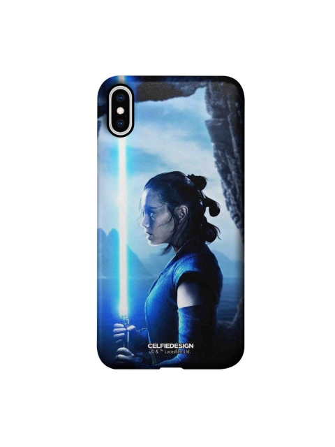 

CelfieDesign Blue & Grey Printed Plastic iPhone XS Max Slim Back Case