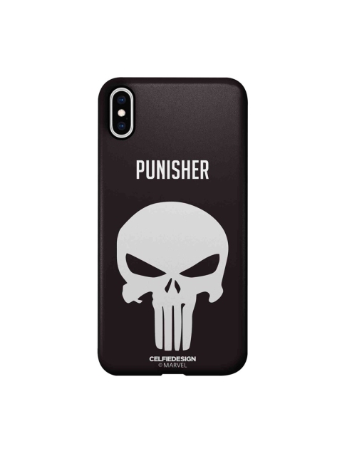 

CelfieDesign Black & White Punisher Symbol Printed iPhone Xs Max Slim Back Case