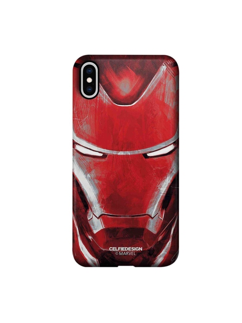 

CelfieDesign Red & Brown Charcoal Art Iron man iPhone xs max Back Case