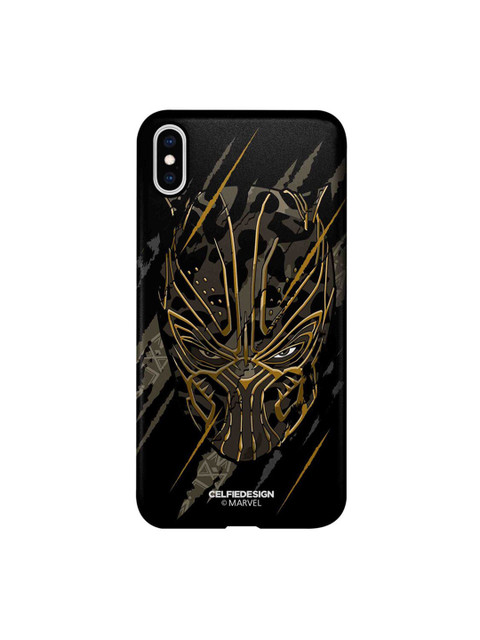 

CelfieDesign Black & Grey Headstrong Contender Printed iPhone Xs Max Slim Back Case