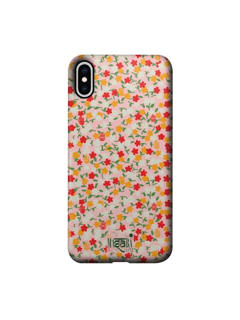 

CelfieDesign Pink & Red Masaba Dense Floral iphone XS Max Slim Back Case