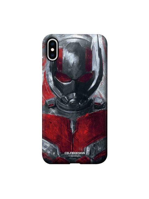 

CelfieDesign Red & Grey Charcoal Art Antman iPhone XS Max Slim Back Case