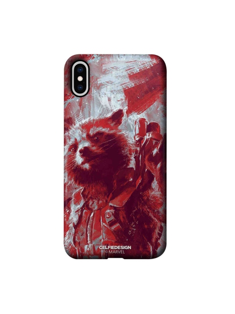 

CelfieDesign Red & White Charcoal Art Rocket iphone XS Max Slim Back Case