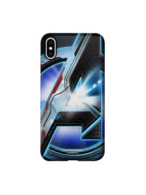 

CelfieDesign Multi-Coloured Endgame Logo iPhone Xs Max Back Case