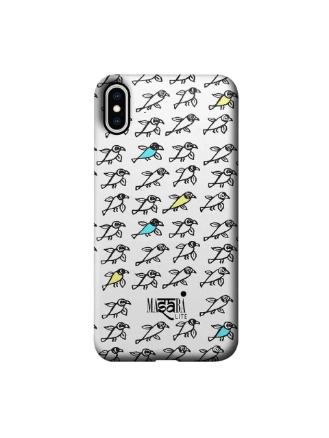 

CelfieDesign White & Balck Printed Plastic iPhone XS Max Slim Back Case
