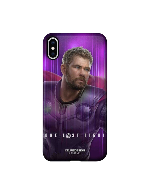 

CelfieDesign Purple One Last Fight iphone XS Max Slim Back Case