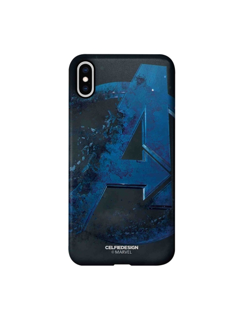 

CelfieDesign Teal & Black Endgame Logo iphone XS Max Slim Back Case