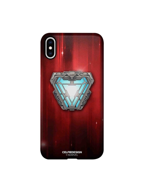 

CelfieDesign Red & Blue Iron Man Infinity Arc Reactor iPhone XS Max Slim Back Case