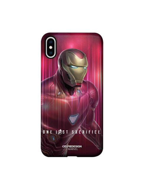 

CelfieDesign Red & Gold-Toned One Last Sacrifice iPhone Xs Max Slim Back Case