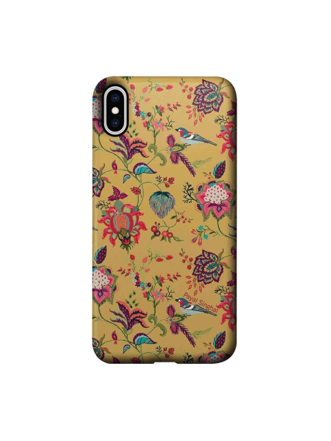 

CelfieDesign Beige & Pink Payal Singhal Chidiya iphone XS Max Slim Back Case