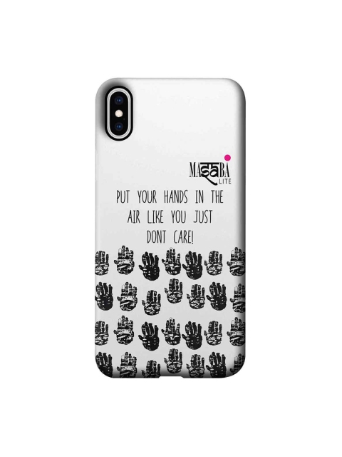 

CelfieDesign Multi-Coloured Masaba Hands Up iPhone Xs Max Back Case