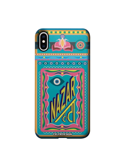 

CelfieDesign Blue & Pink Nazar Hata Printed iPhone Xs Max Slim Back Case