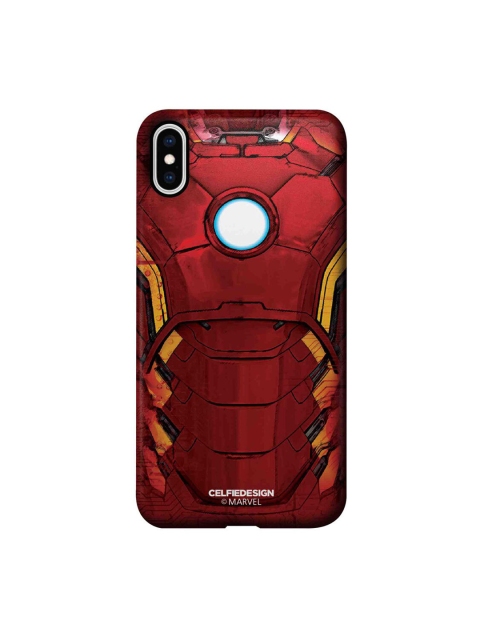 

CelfieDesign Red & Yellow Suit Of Armour Printed iPhone Xs Max Slim Back Case