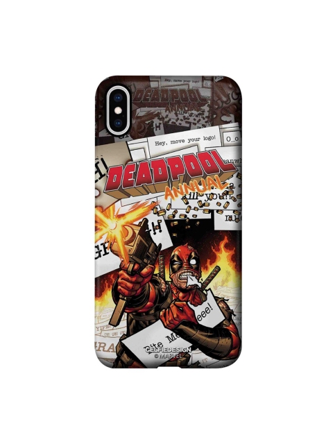 

CelfieDesign Multi-Coloured Comic Deadpool iPhone Xs Max Back Case