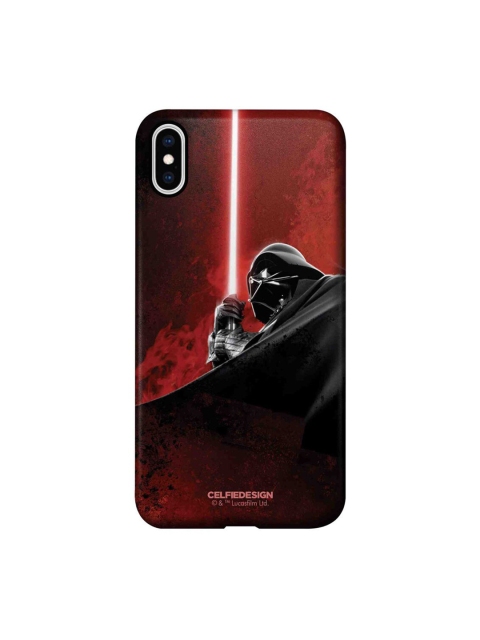 

CelfieDesign Black & Red The Vader Attack iPhone Xs Max Slim Back Case