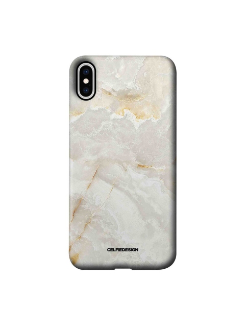 

CelfieDesign Cream Marble Marfil iPhone XS Max Slim Back Case, Multi
