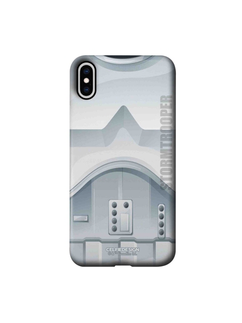 

CelfieDesign Grey Attire Trooper iPhone XS Max Slim Back Case