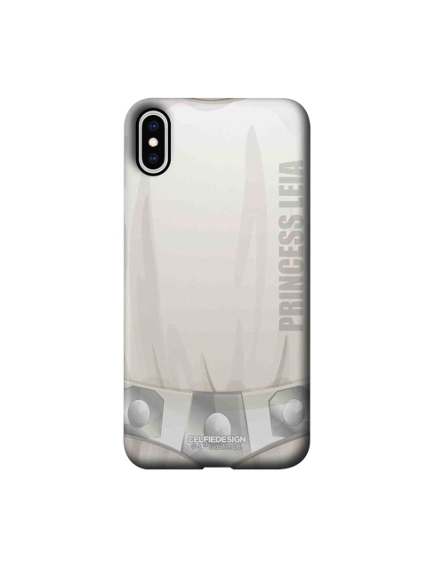

CelfieDesign White & Grey Attire Leia iPhone Xs Max Slim Back Case