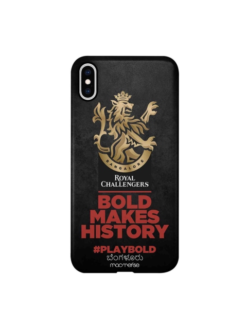 

CelfieDesign Black & Red RCB Bold Makes History iPhone XS Max Slim Back Case